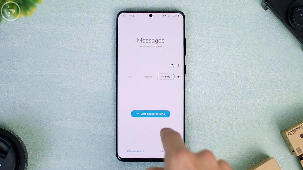 25 Fitur Terbaru di Update One UI 2.5 - kategori atas sms