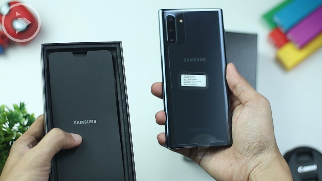Open Box Note10 - Unboxing Samsung Galaxy Note10 Warna Aura Black Indonesia di Tahun 2020 - Harga Barunya Sudah Turun