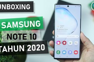Unboxing Samsung Galaxy Note10 Warna Aura Black Indonesia di Tahun 2020 - Harga Barunya Sudah Turun