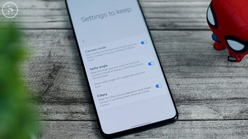keep last camera mode setting selfie angle and filter HP samsung - One UI 2.5 Update