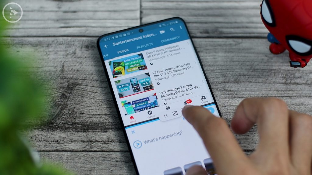 save shortcut ke edge panel hp samsung - One UI 2.5 Update