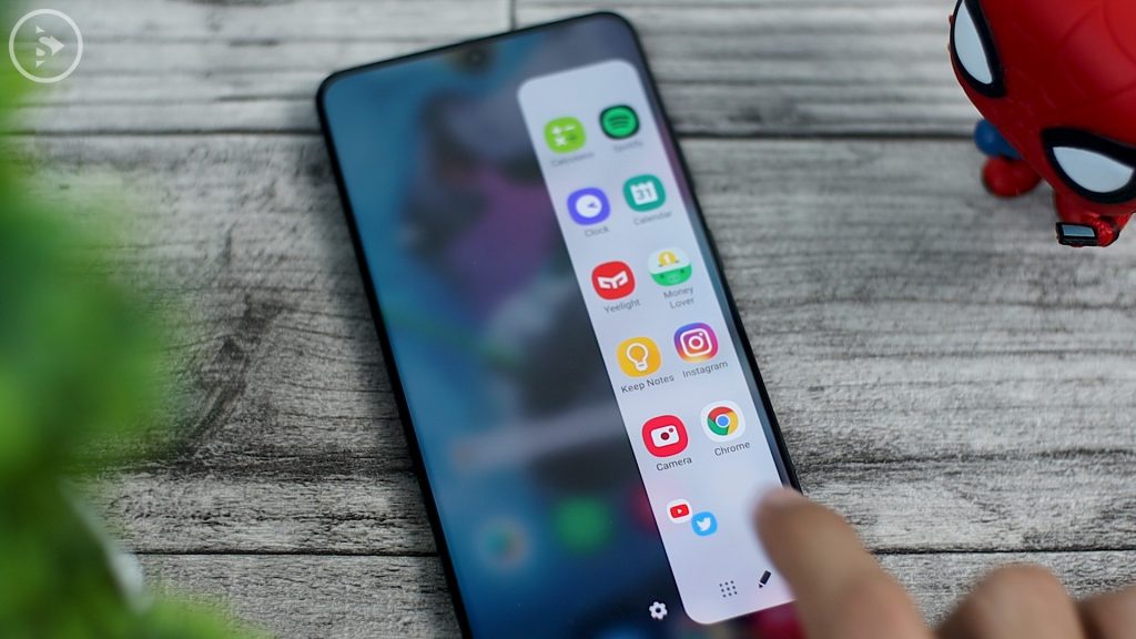 shortcuts di edge panel HP samsung - One UI 2.5 Update
