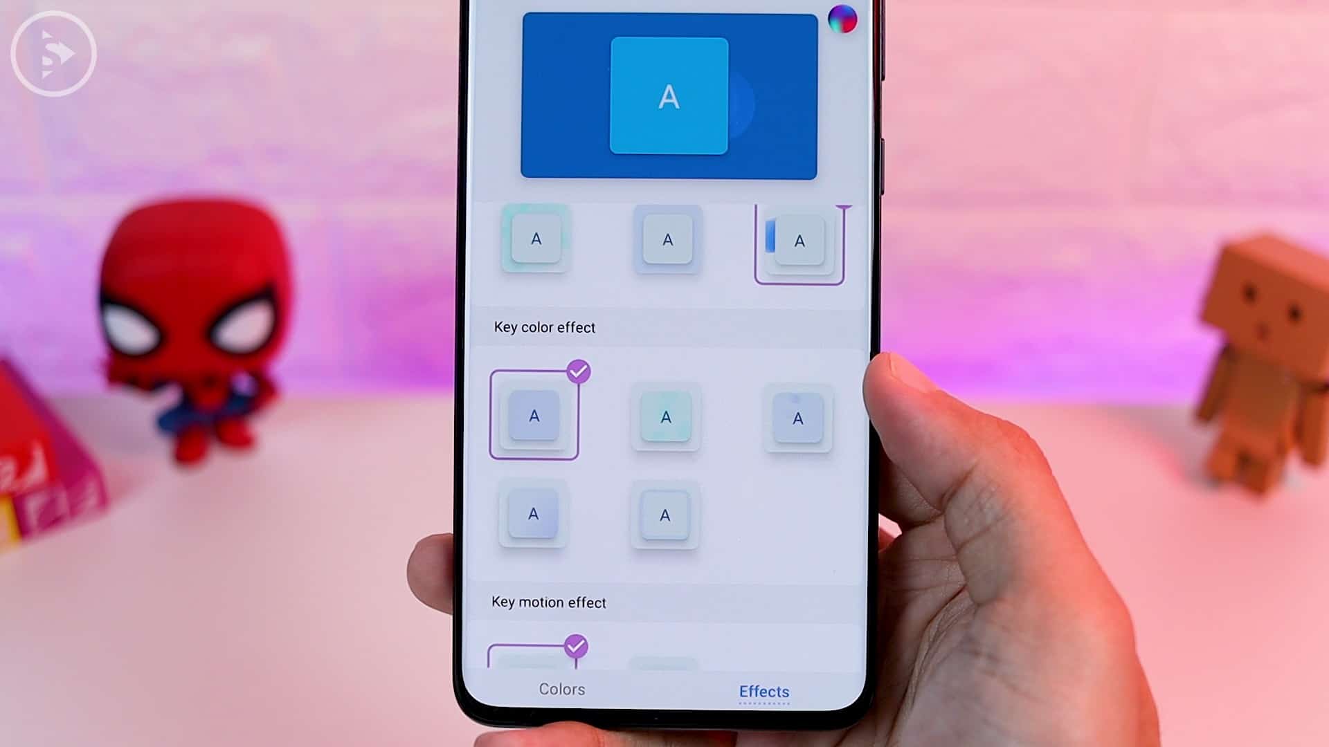 Tips Aplikasi Keys Cafe Terbaru Good Lock - animasi key color effect