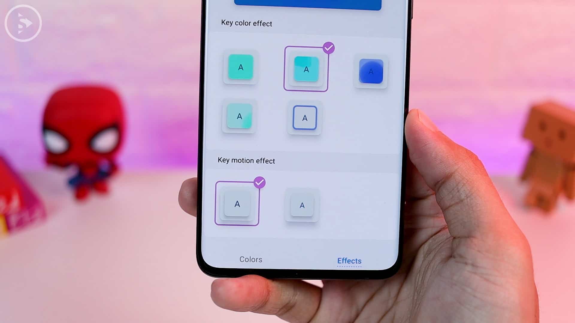 Tips Aplikasi Keys Cafe Terbaru Good Lock - model pop up di key motion effect
