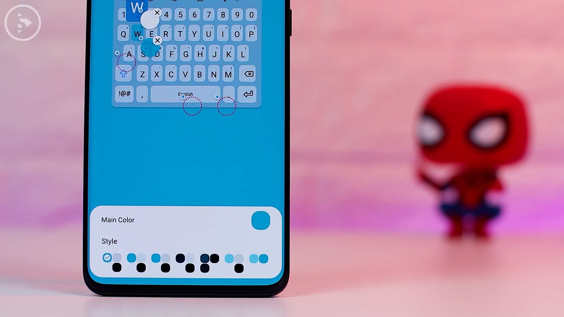 Cara Ganti Warna Keyboard di HP Samsung - Fitur Baru Good Lock - Bagian ubah warna dan huruf-huruf