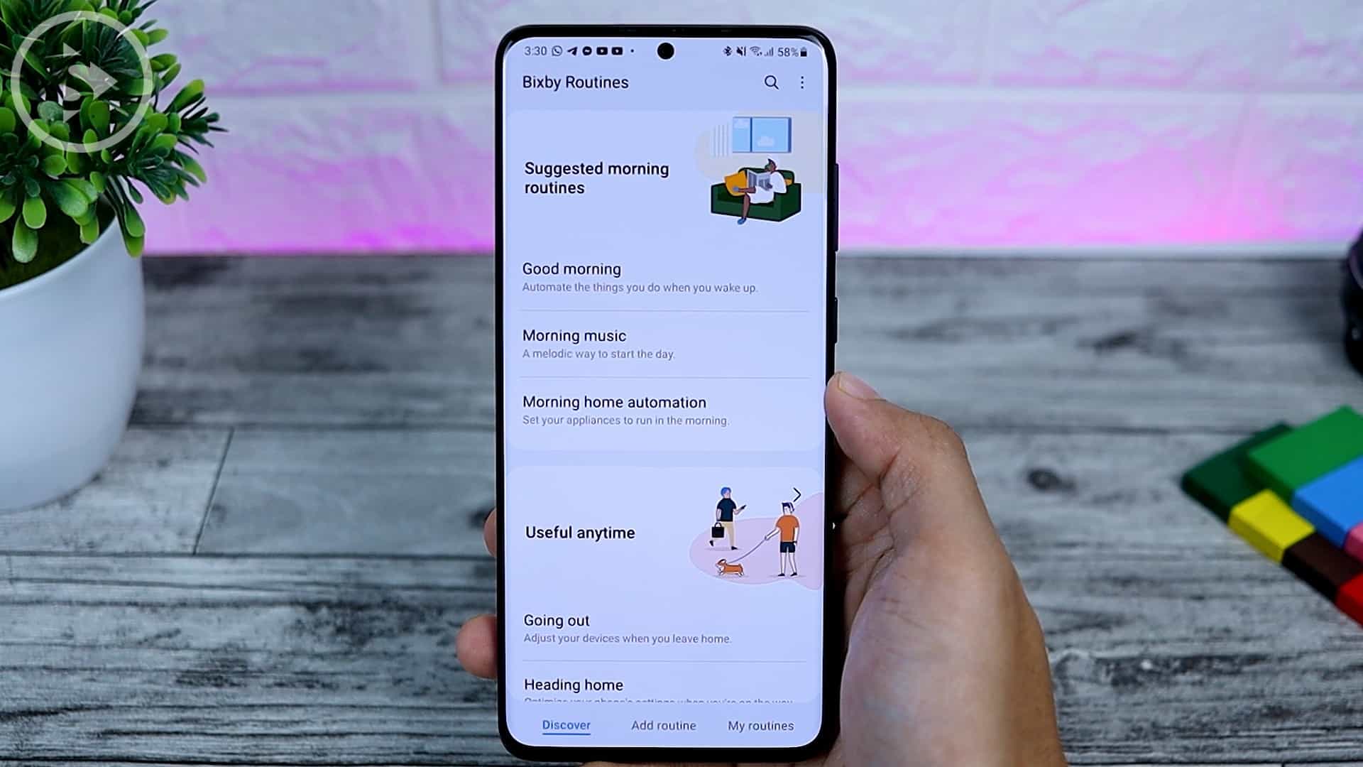 25 Fitur Baru di One UI 3.0 Dengan Android 11 - More Option on Bixby Routine
