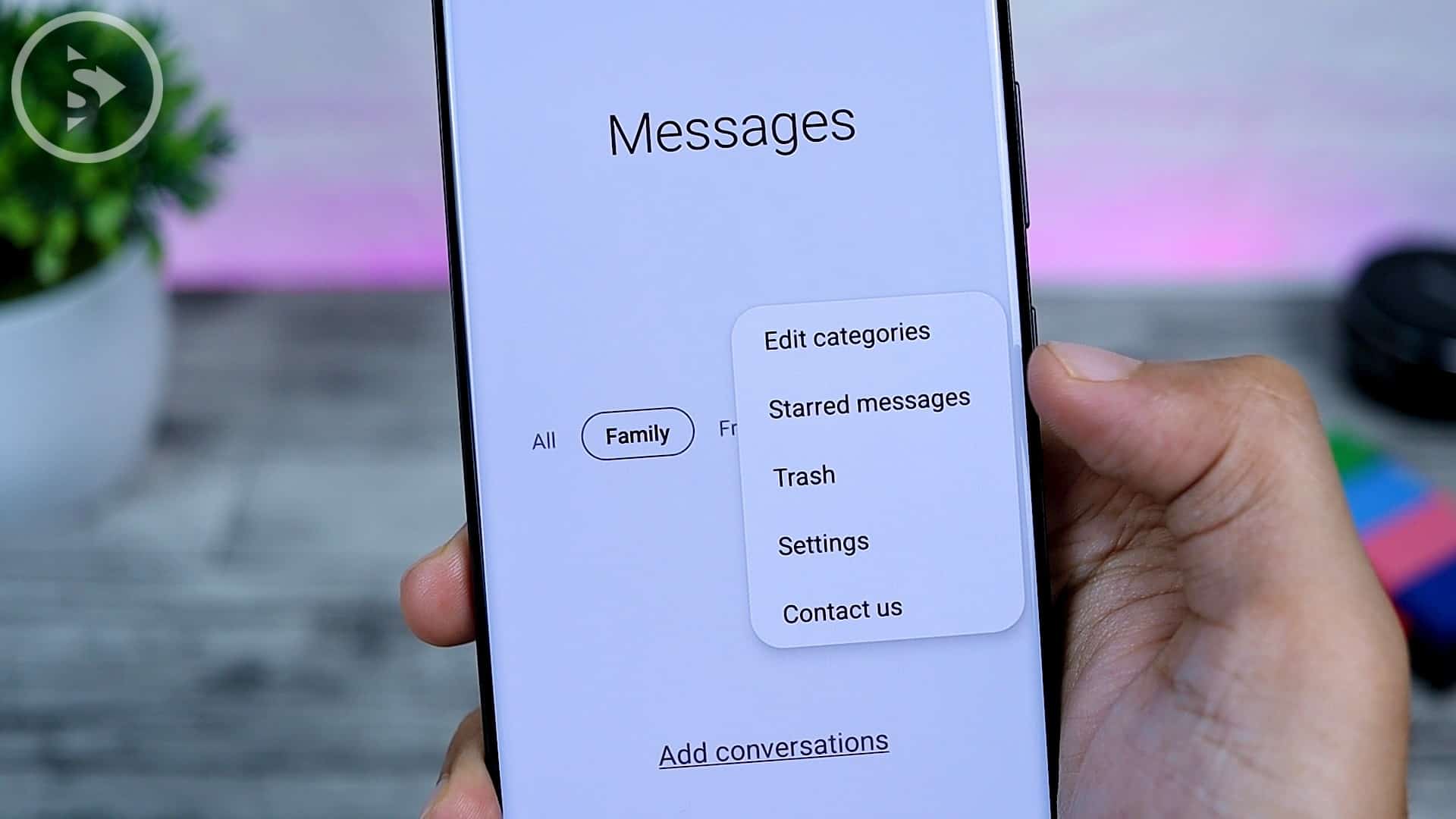 25 Fitur Baru di One UI 3.0 Dengan Android 11 - Trash Features on Messages App