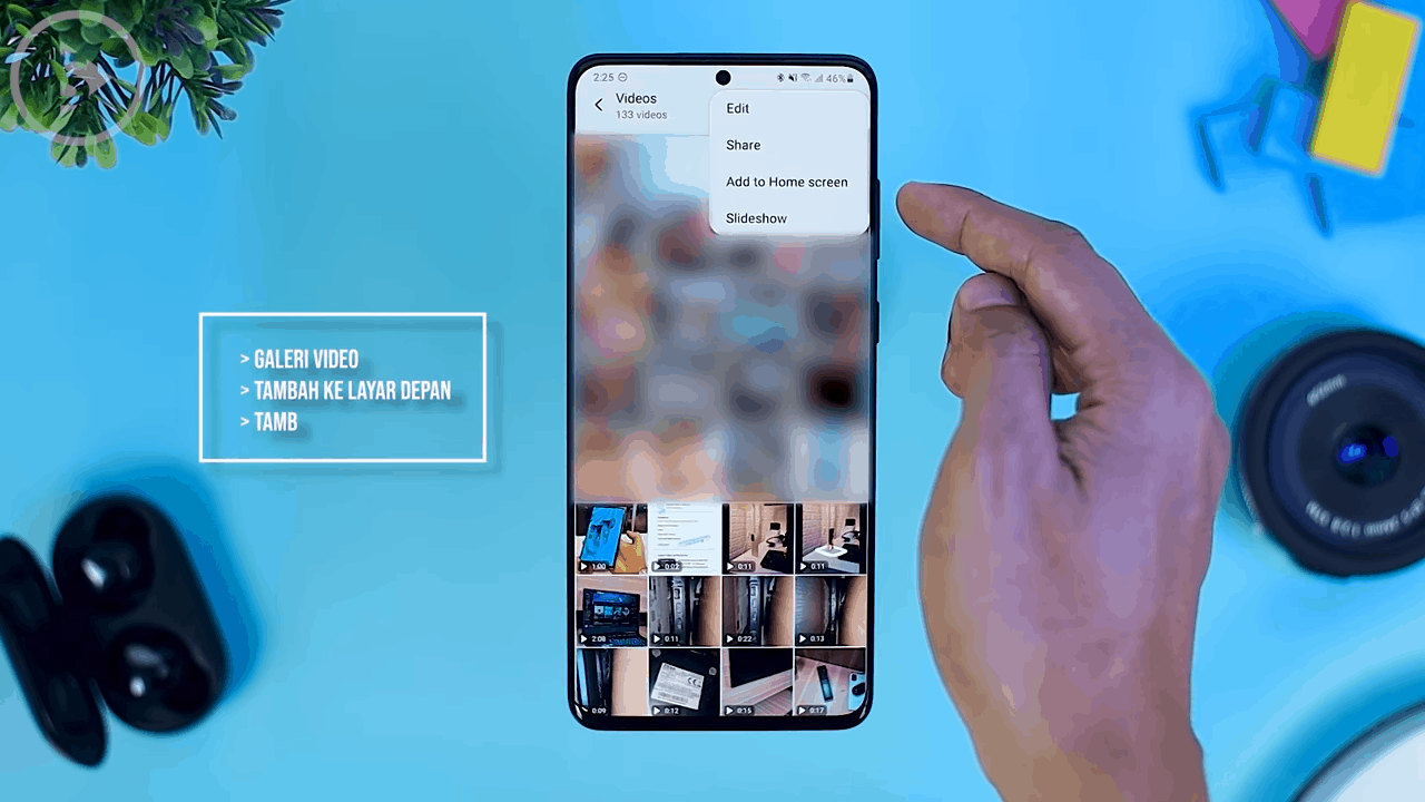 Shortcuts for Video on Gallery
