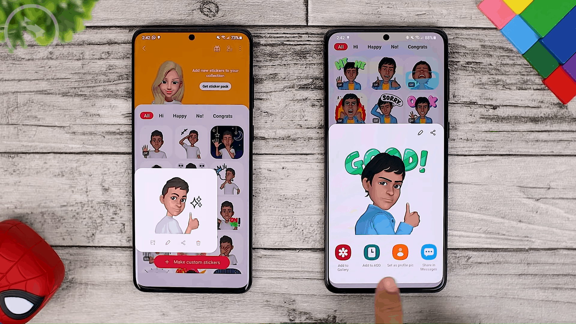 AR Emoji - Cek Fitur Terbaru One UI 3.1 di Samsung S21+ yang Belum Tersedia di One UI 3.0 Samsung S20+ (PART 1)