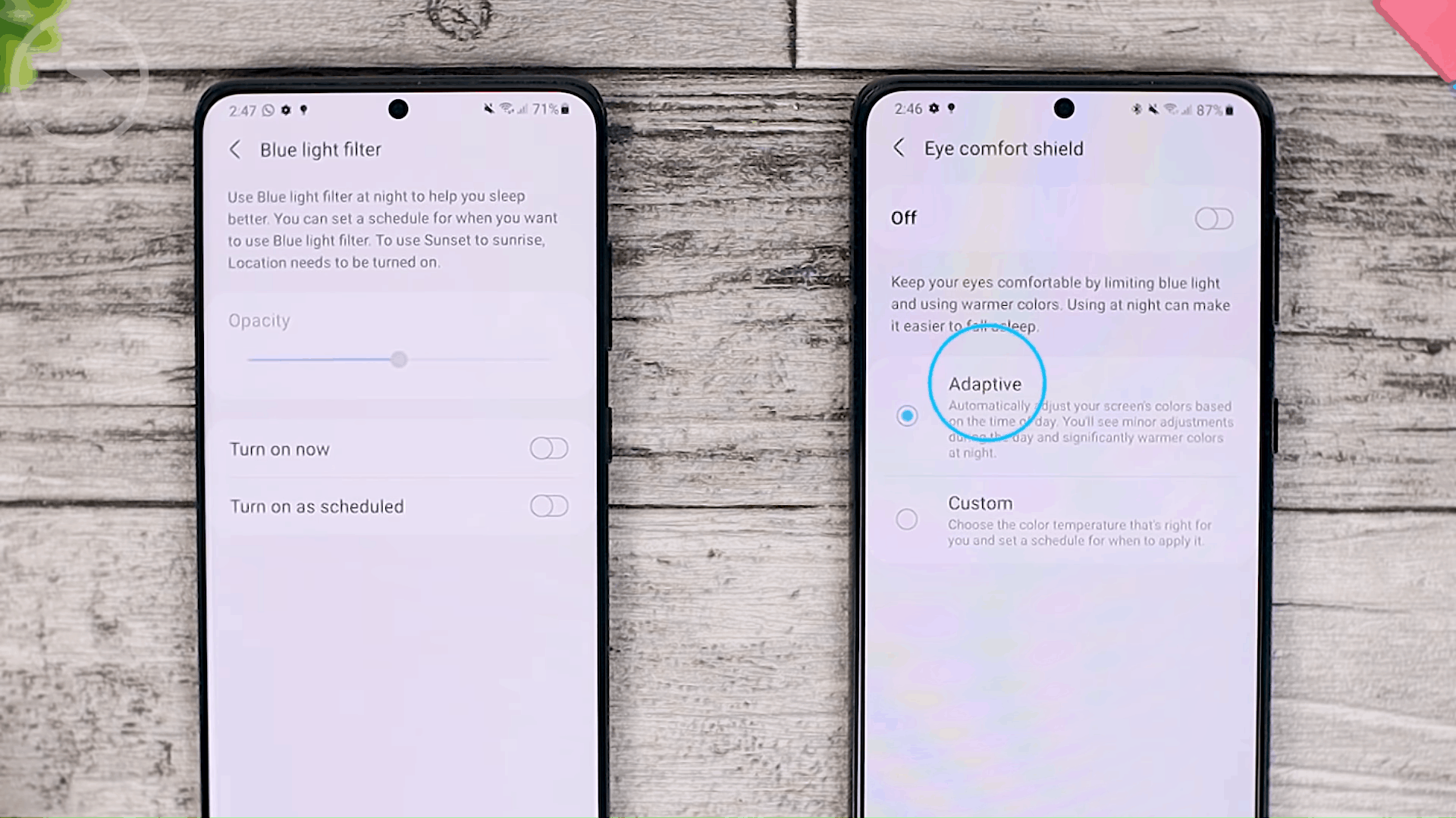Blue Light Filter - Cek Fitur Terbaru One UI 3.1 di Samsung S21+ yang Belum Tersedia di One UI 3.0 Samsung S20+ (PART 1))
