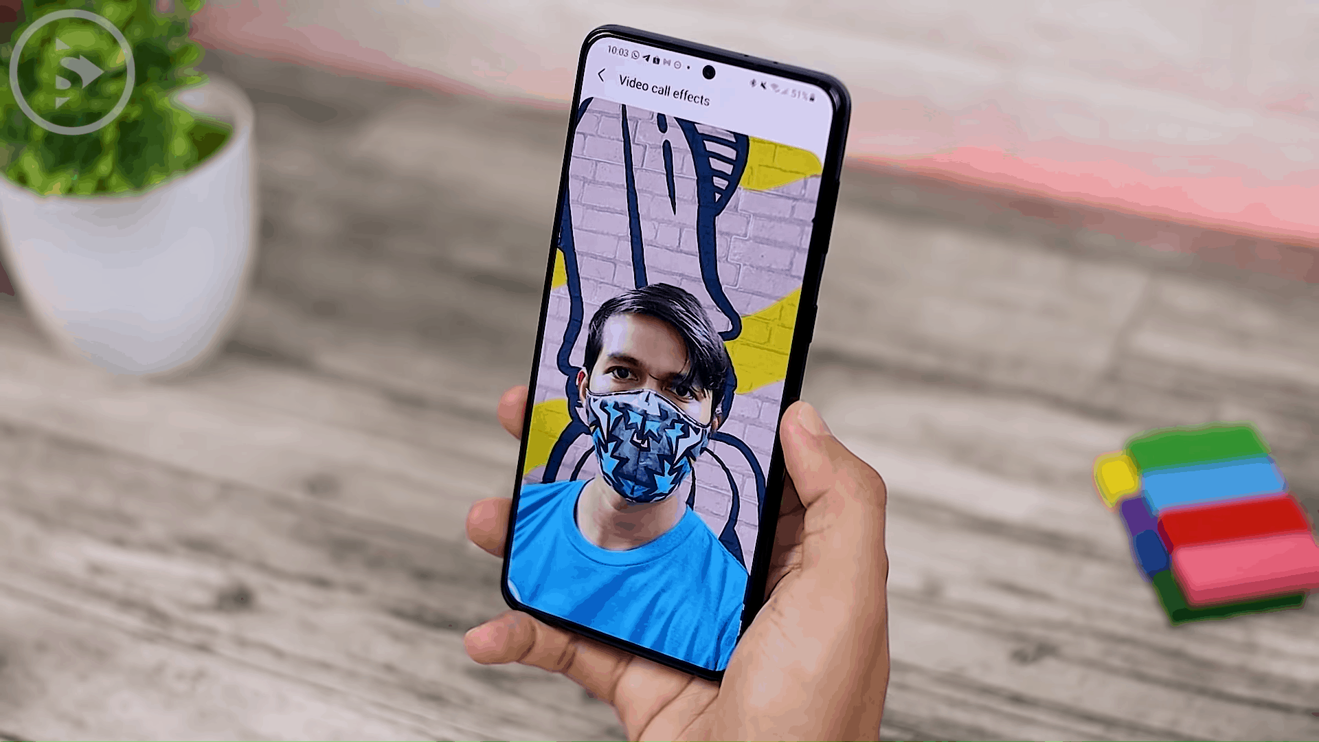Video Call Effects - Cek Fitur Terbaru One UI 3.1 di Samsung S21+ yang Belum Tersedia di One UI 3.0 Samsung S20+ (PART 1)