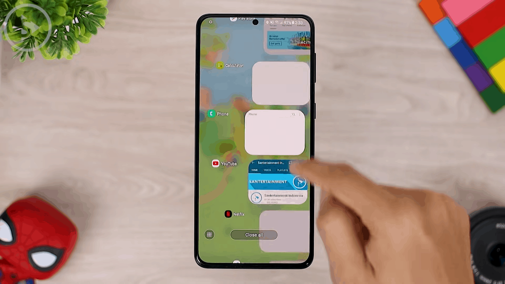 Circular List Effect on Task Changer - 8 Fitur Keren di Update Good Lock Terbaru April 2021