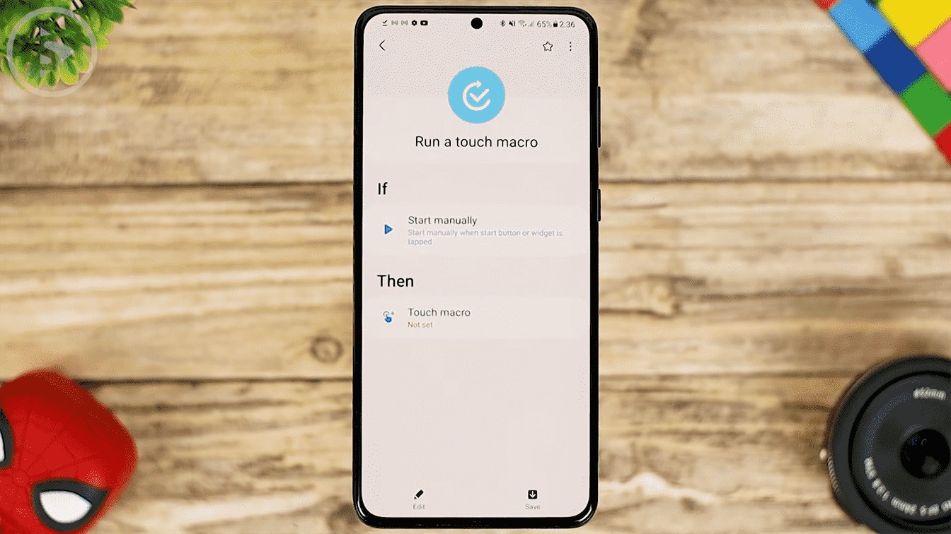 Automize Task with Touch Macro - 8 Fitur Terbaru Aplikasi Routine+ di HP Samsung