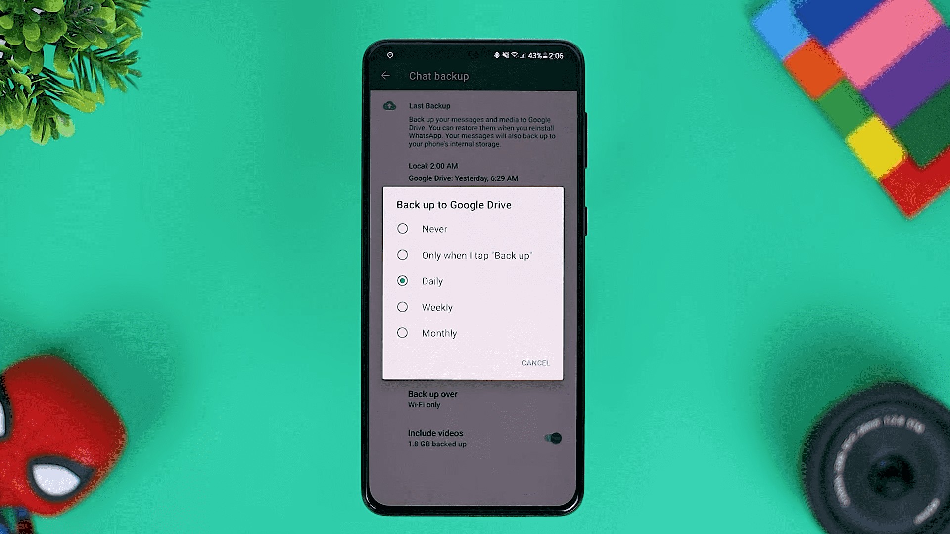 Backup Chat ke Google Drive - 16 Fitur Berguna Whatsapp 2021