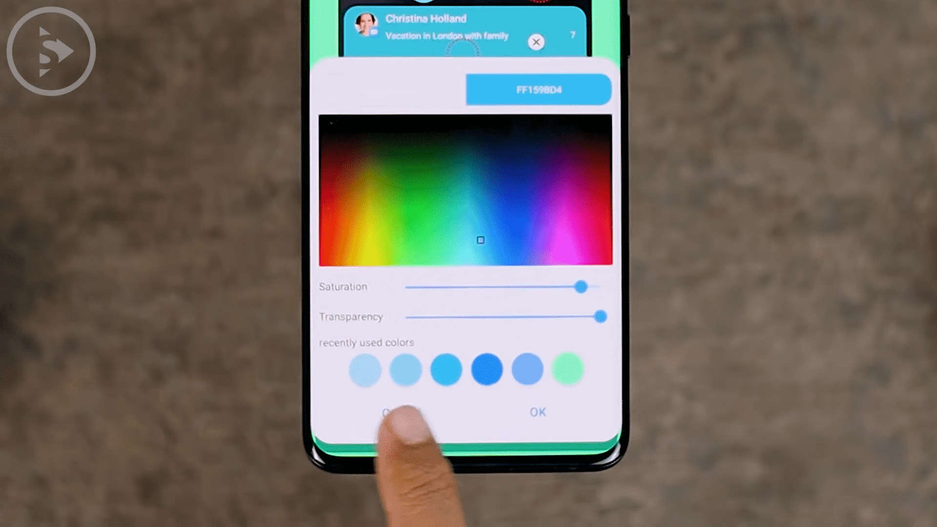 Cara Ubah Tampilan dan Warna Panel Notifikasi HP Samsung Di Theme Park