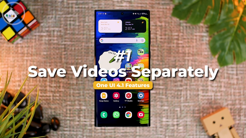 1. Save Director's View Videos Separately-7 Latest One UI 4.1 Camera Features